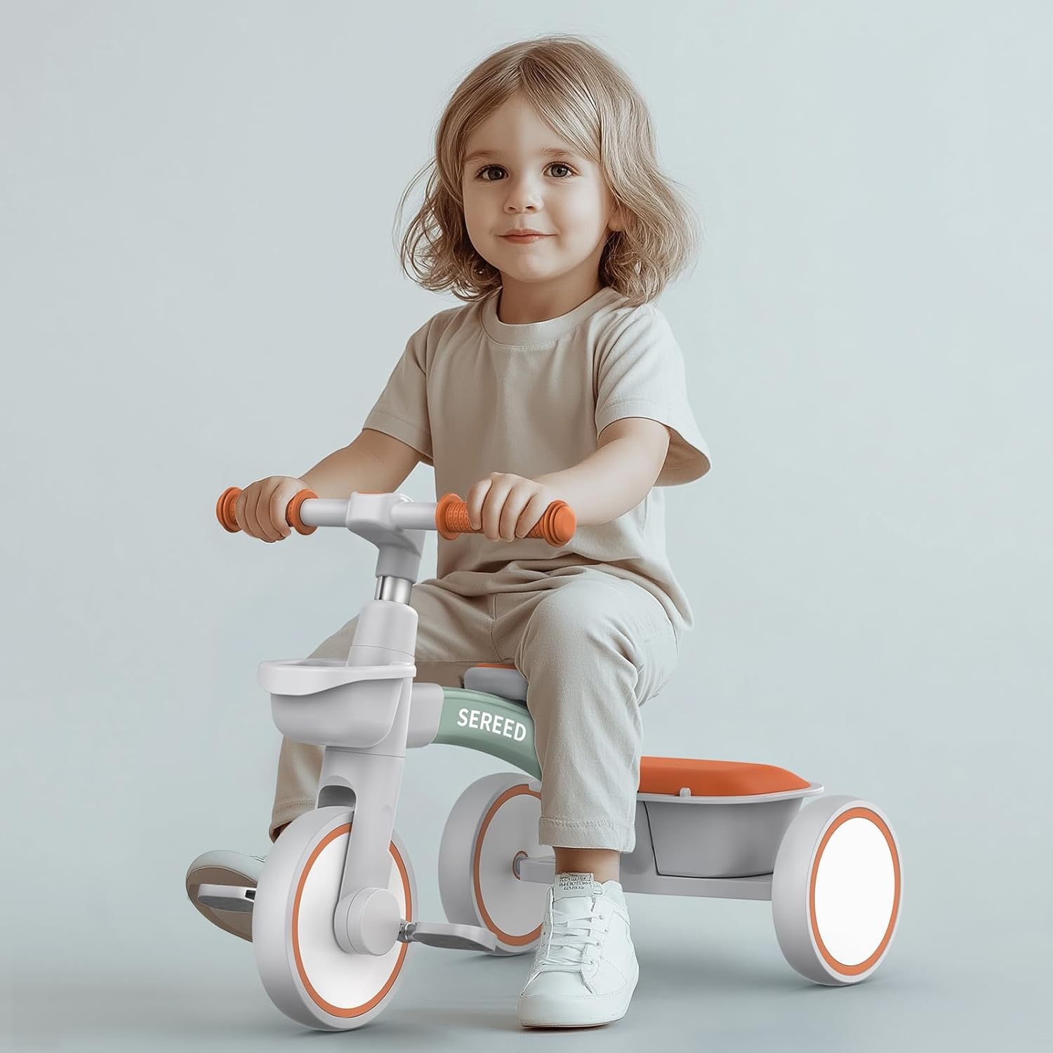 SEREED Toddler Tricycle Pedals, T306 Universal Model, Pair of 2 (Gray) - view 8